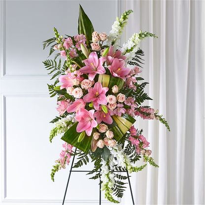 Elegant Embrace Standing Spray –  Hummelstown Flowers, Hummelstown PA