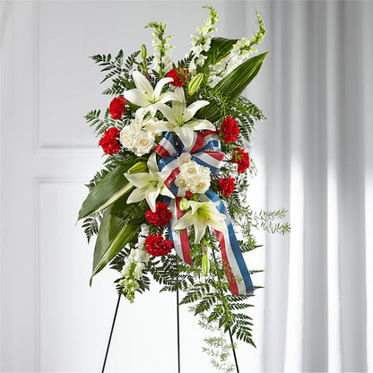 Stars of Life Standing Spray –  Hummelstown Flowers, Hummelstown PA