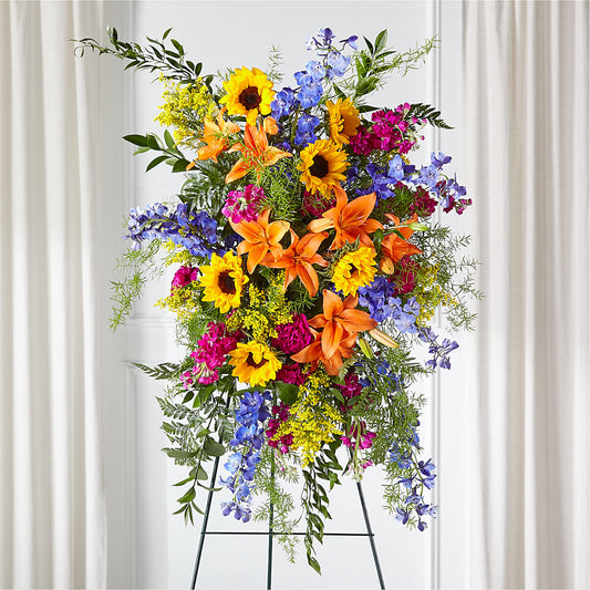 Sunlit Memories Standing Spray (Standard) –  Hummelstown Flowers, Hummelstown PA