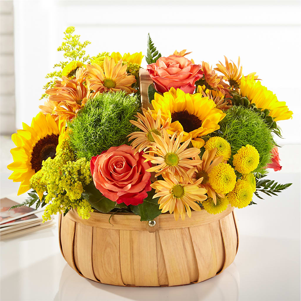 Harvest Sunflower Basket –  Hummelstown Flowers, Hummelstown PA