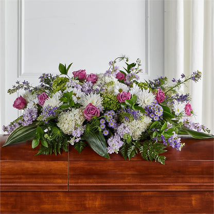 Meadows of Serenity Casket Spray –  Hummelstown Flowers, Hummelstown PA