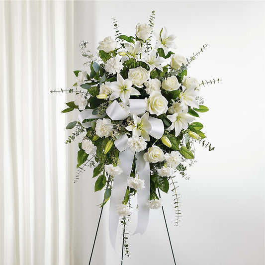 With Care Standing Spray –  Hummelstown Flowers, Hummelstown PA