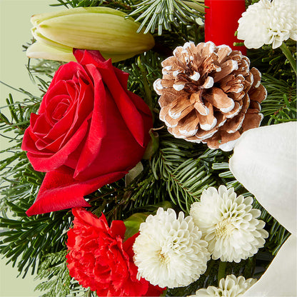 Seasonal Festivities Centerpiece –  Hummelstown Flowers, Hummelstown PA
