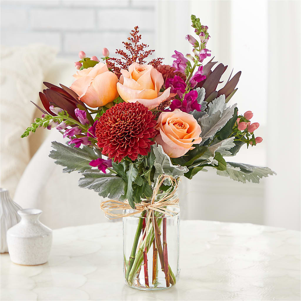 Moody Hues Bouquet –  Hummelstown Flowers, Hummelstown PA