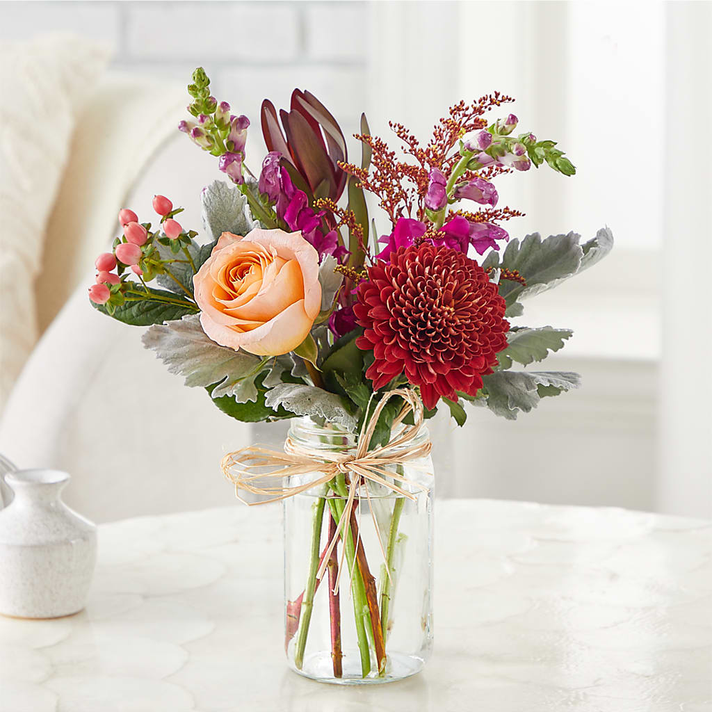 Moody Hues Bouquet –  Hummelstown Flowers, Hummelstown PA