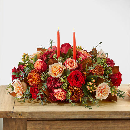 Gather Near Centerpiece –  Hummelstown Flowers, Hummelstown PA