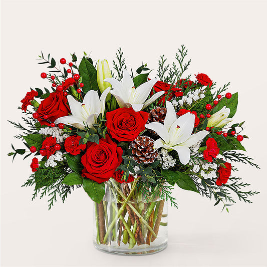 Best in Snow Bouquet –  Hummelstown Flowers, Hummelstown PA