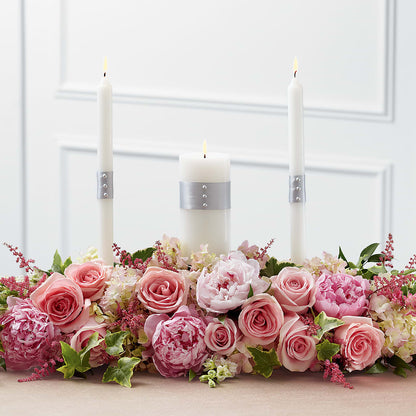Worldwide Romance Unity Candle Arrangement –  Hummelstown Flowers, Hummelstown PA