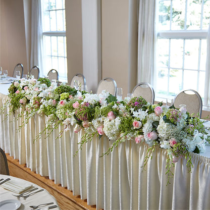 State of Joy Head Table Arrangement –  Hummelstown Flowers, Hummelstown PA