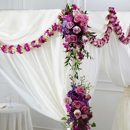 Color & Light Chuppah Decor –  Hummelstown Flowers, Hummelstown PA