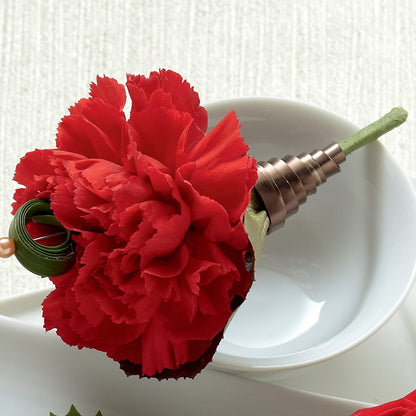 Red Carnation Boutonniere –  Hummelstown Flowers, Hummelstown PA